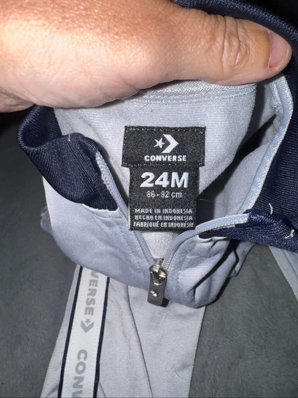 Converse 2 piece jogger set size 24months